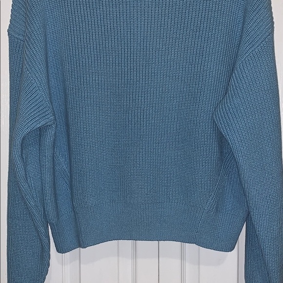 REFORMATION Winnie Sweater in Dusk Blue - Picture 6 of 11